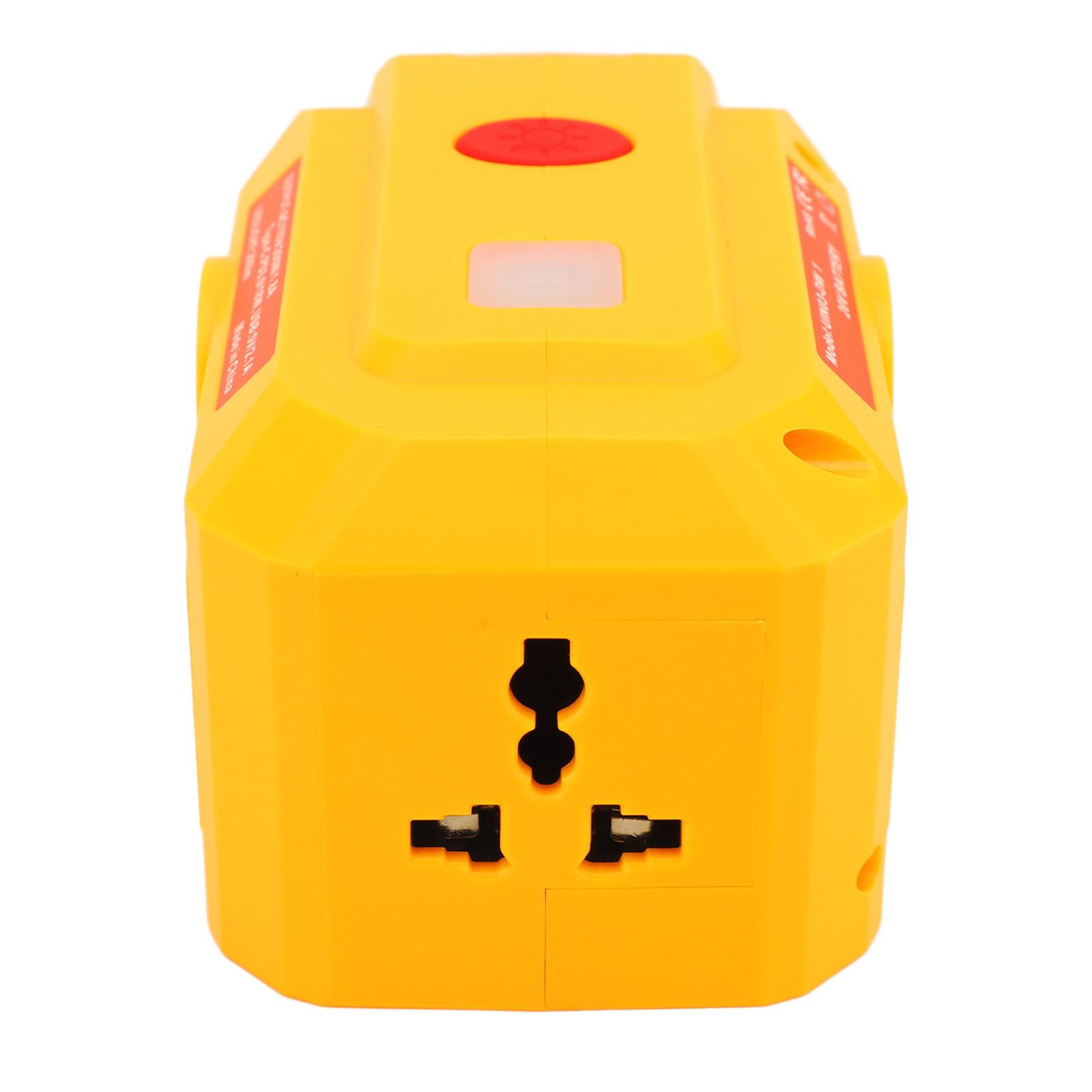 

Инвертор питания Высокоэффективный Портативный Инвертор питания Конвертер с PD3.0 и Type чёрный