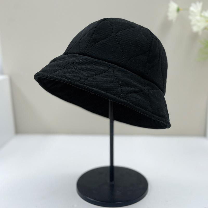 New Maillard Hat Women's Autumn and Winter Bucket Hat Plain Face Small Bucket Hat Thermal Basin Hat