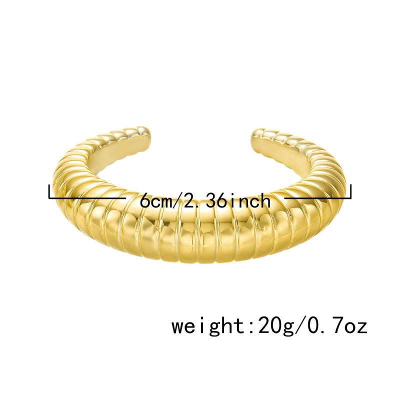 Big Cuff Bangles Bracelets Women Vintage Statement Plastic Geometric Open Bangle Hip Hop Punk Gold Silver Color Jewelry