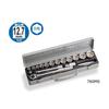 TONE 760MS Socket Wrench Set, 12.7mm (1/2") Drive, Silver, Includes 17 Pieces
