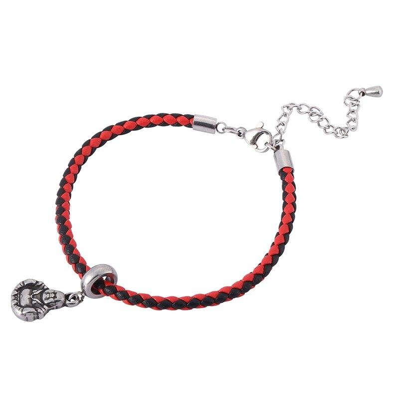 Fashion Jewelry Guitar Cat Fox Accessories Leather Bracelet For Women Charm Bracelets Handmade Jewelry