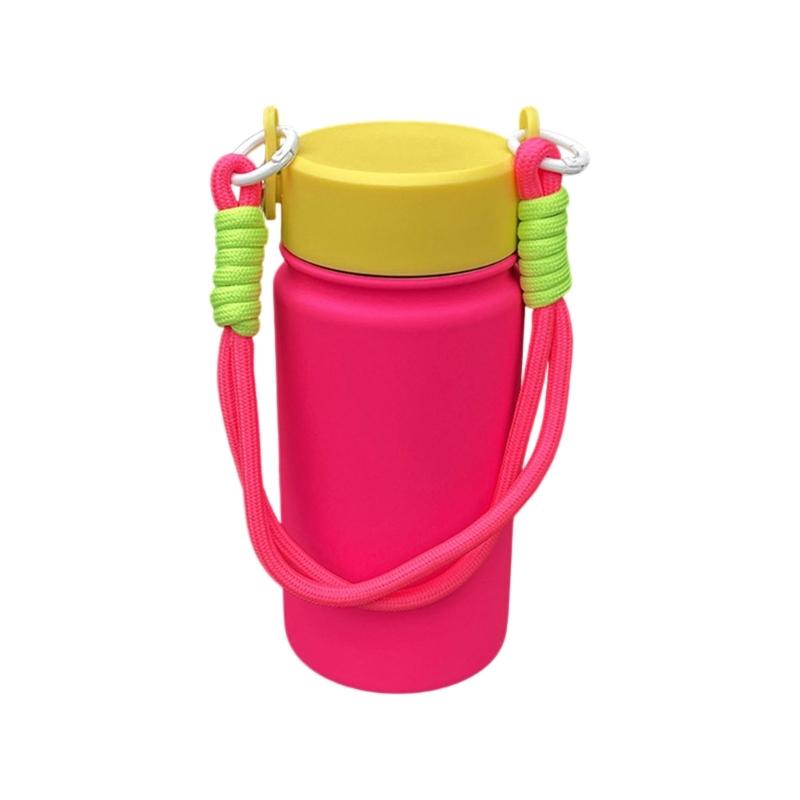 Thermosbekers 350ml Draagbaar Ontwerp met Handvat Lekvrij Geïsoleerde Tumblers Voor Sportschool Kantoor Dagelijks Gebruik