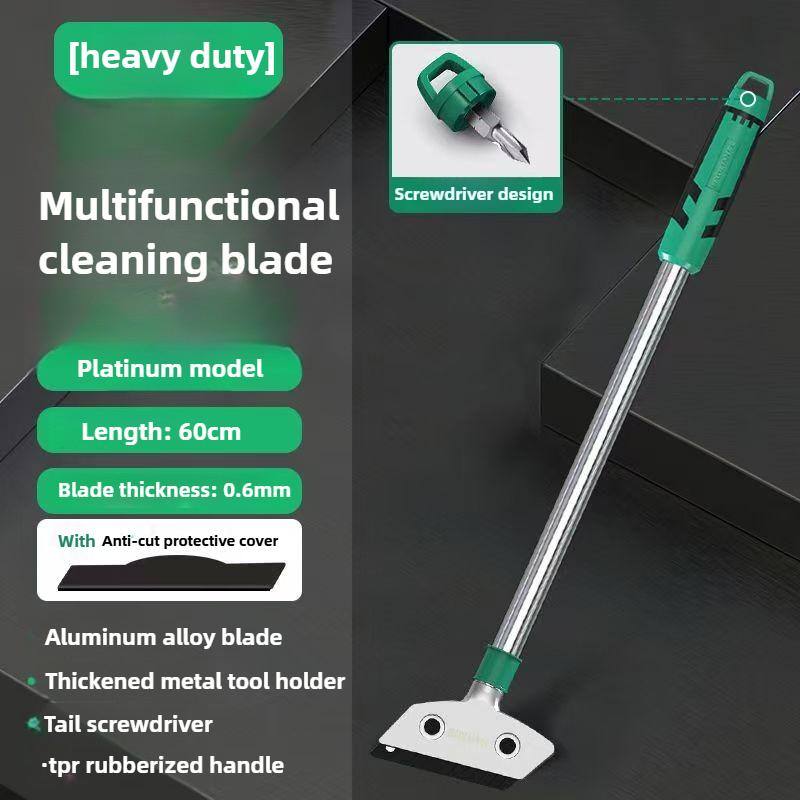 Heavy-duty Aluminum Alloy Cleaning Scraper Metal Paint Knife Household Hand Tools Glass Floor Wall Clean Scraper Blades