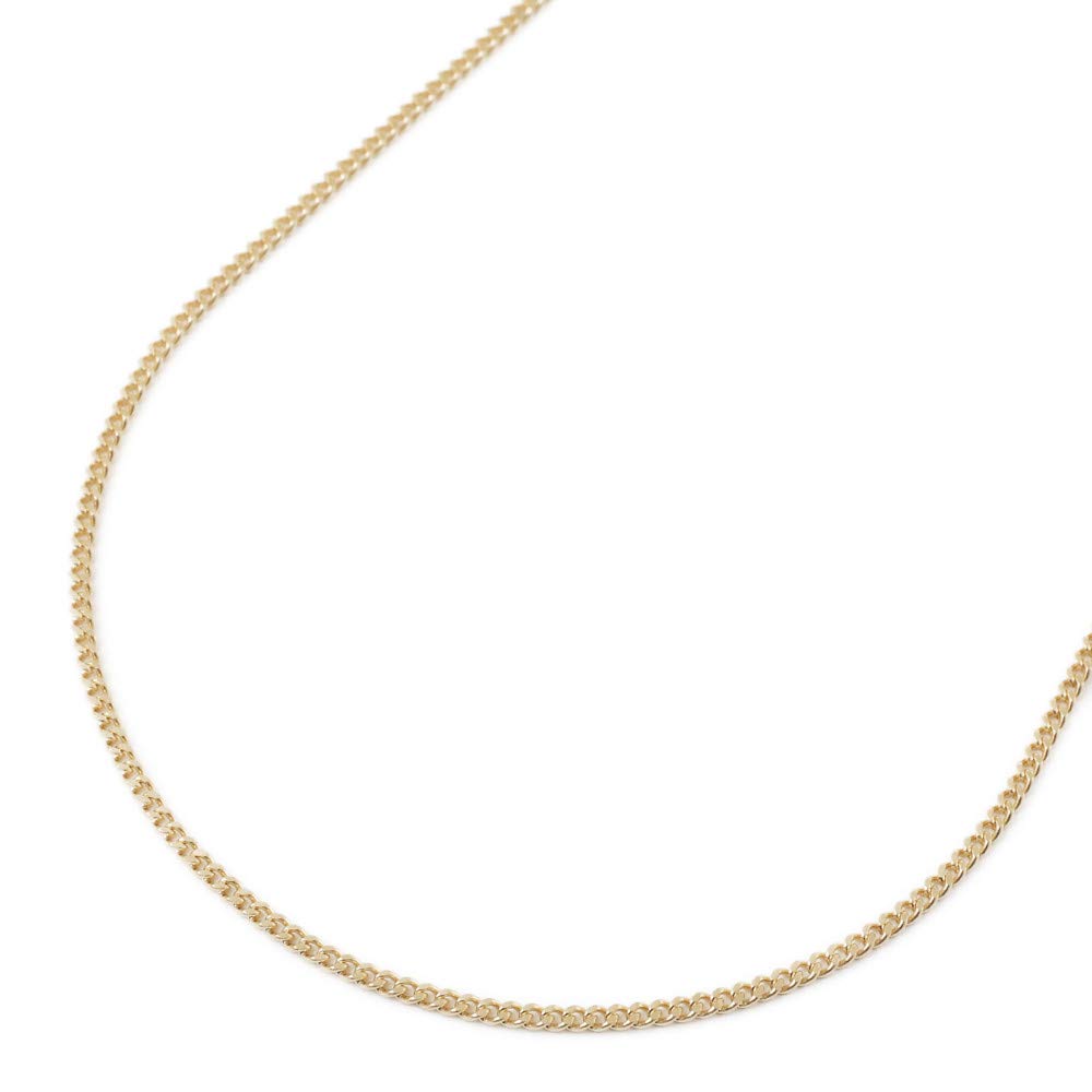 

18k gold necklace Kihei chain cut 50cm K18 engraved 2-sided 3.8g