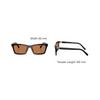 Miu Miu Fashion Simple Atmospheric Square Sunglasses With Logo Women sunglasses Black SMUA05SF-16K10I55