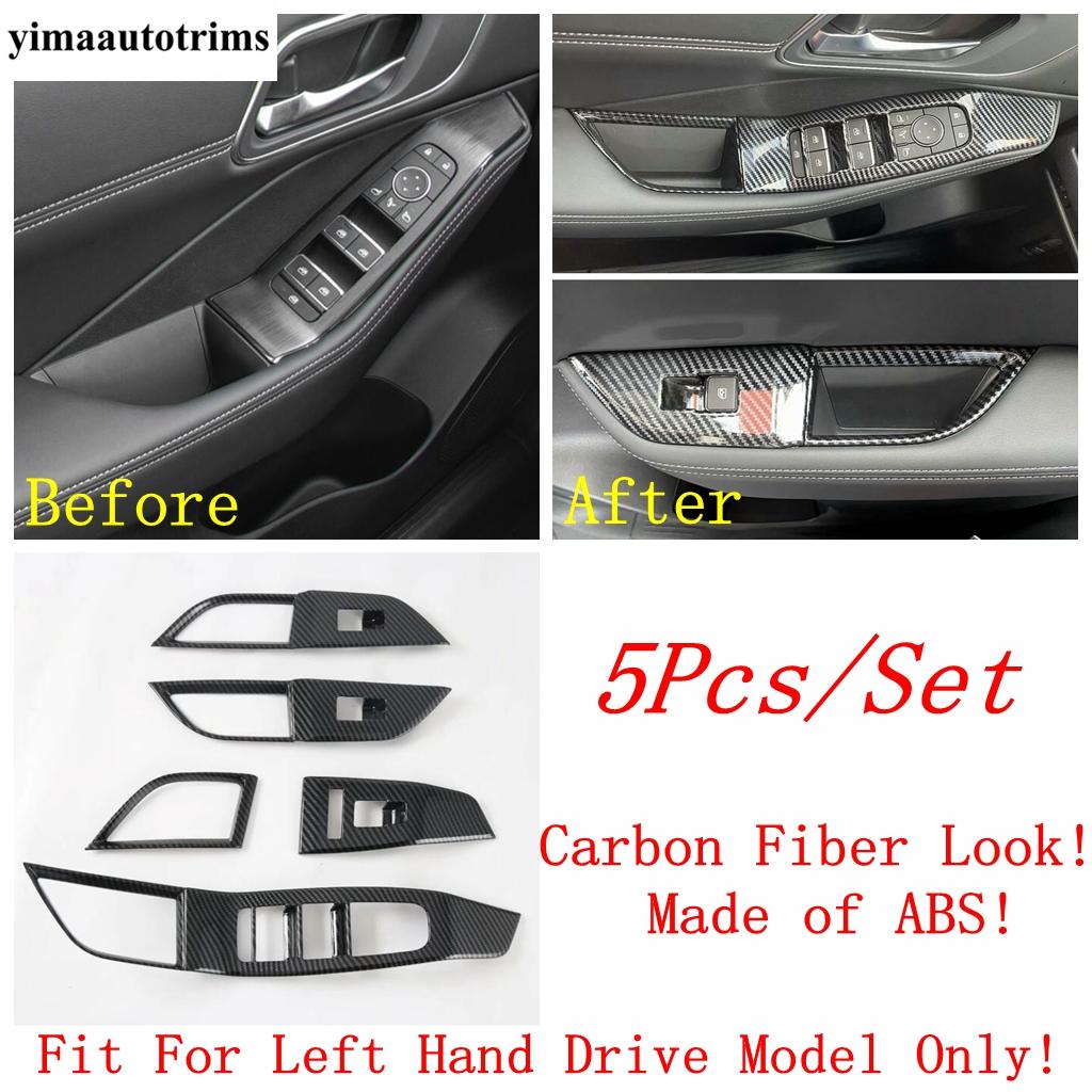 For Nissan X-Trail X Trail / Rogue T33  - 2026 AC Air Vent Steering Wheel Gear Water Cup Cover Trim Carbon Fiber Accessories