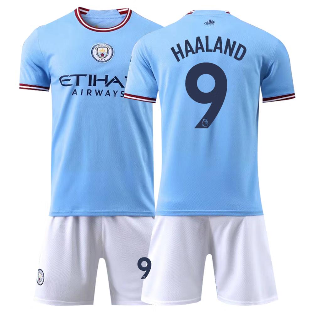Man City Home Football Jersey No.9 Haaland Men Fan Sport Jersey 28