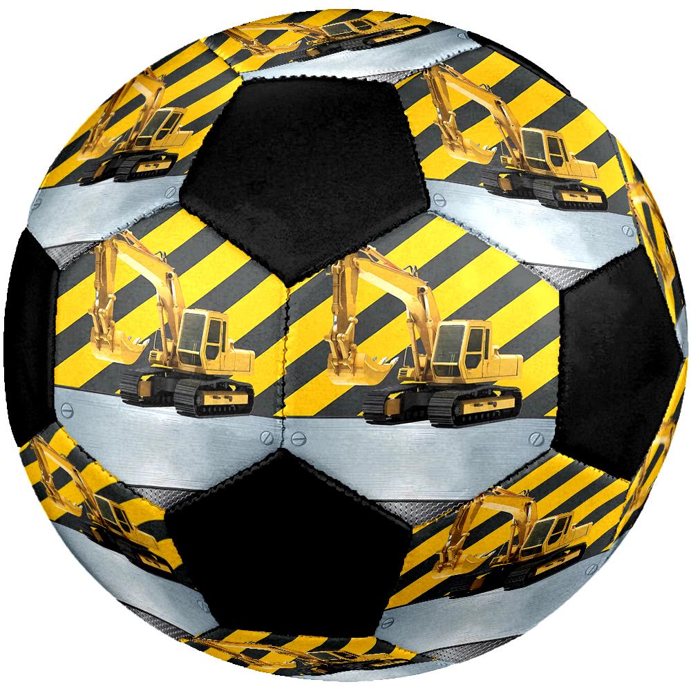 Excavator Theme Size 5 Soccer Ball, Suitable for Both Indoor and Outdoor Matches, a Gift Suitable for Everyone.