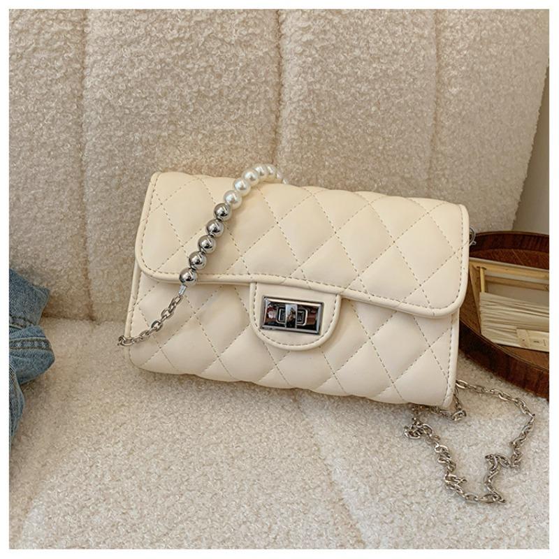 Rhombus chain crossbody small bag new bag women's high-end fashion versatile small square bag