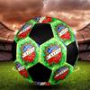 SIZE 5 Rapid Vienna Soccer Ball Colorful All Ages Machine Stitched PVC Competition Ready Durable High-Bounce