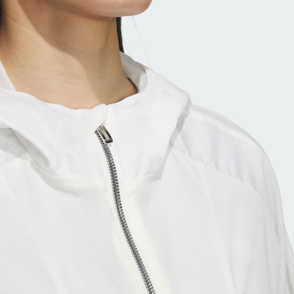 Adidas Sportswear Women Woven Water Repellent Hooded Jacket JZ1682
