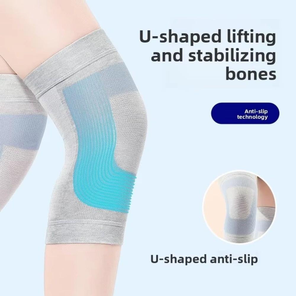 Non-Slip Elastic Knee Sleeves Seamless Knee Warmers New Sports Knee Braces  Running