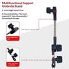 Stainless Steel Bicycle Umbrella Holder Electric Car Support Umbrella Rack Single Bike Seat Baby Stroller Sunshade Support