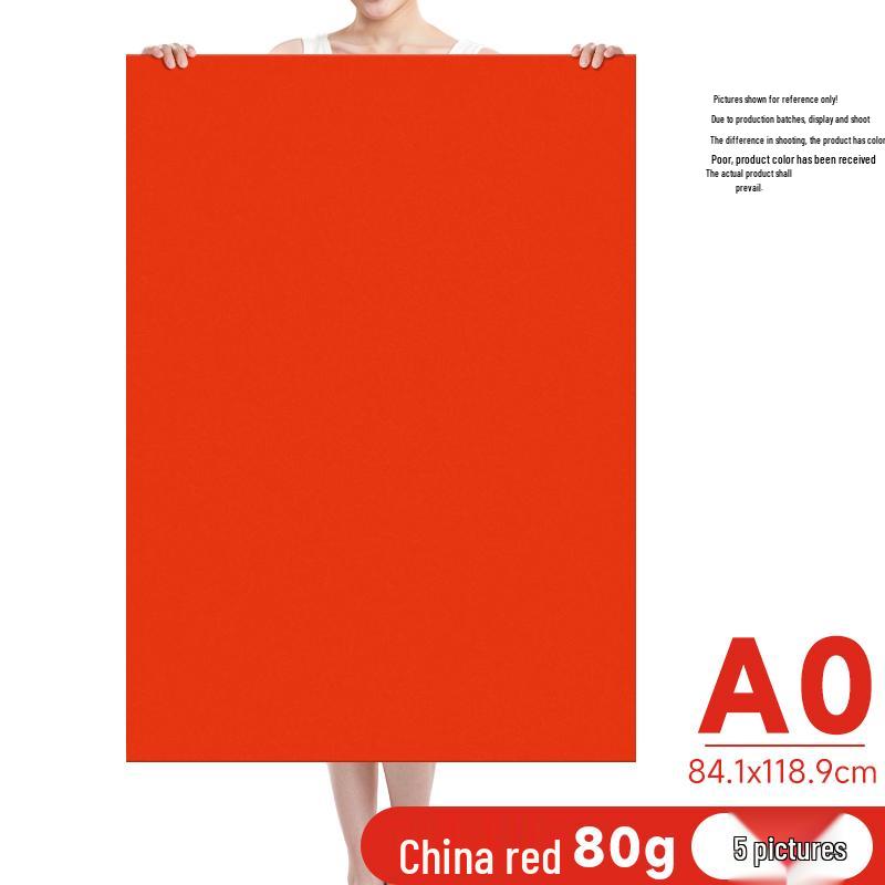 Leuchtend rotes A4/A5 70g Druckpapier für Büro und Basteln