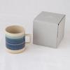 EDITIONS Shofu Kiln Mug Mino Ware Made In Japan KANNA Flying Plane Handmade Pottery Blue