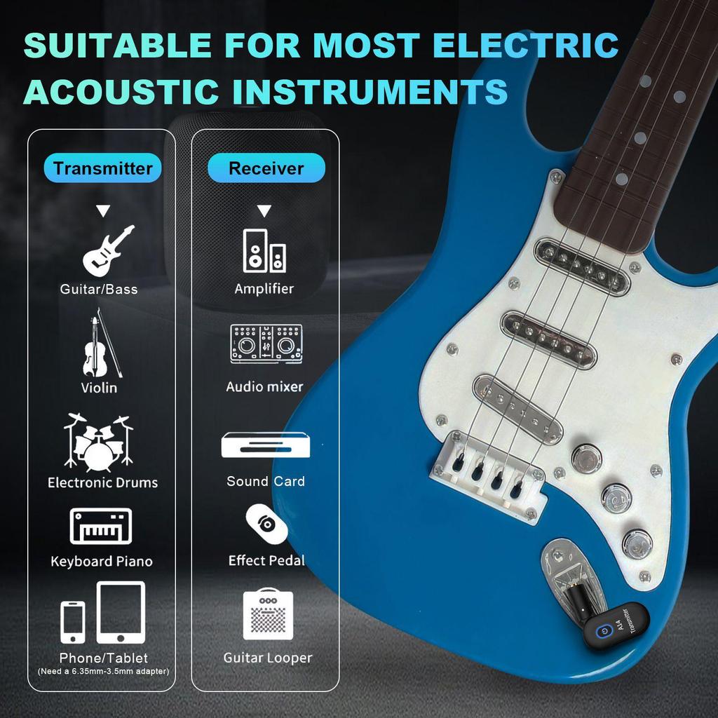 A14 Wireless Electric Guitar Audio Adapter