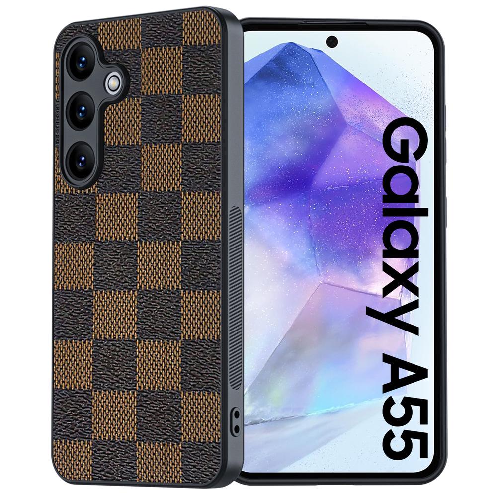 Samsung Galaxy A54/A55 Kevlar Carbon Fiber Leather Protective Case