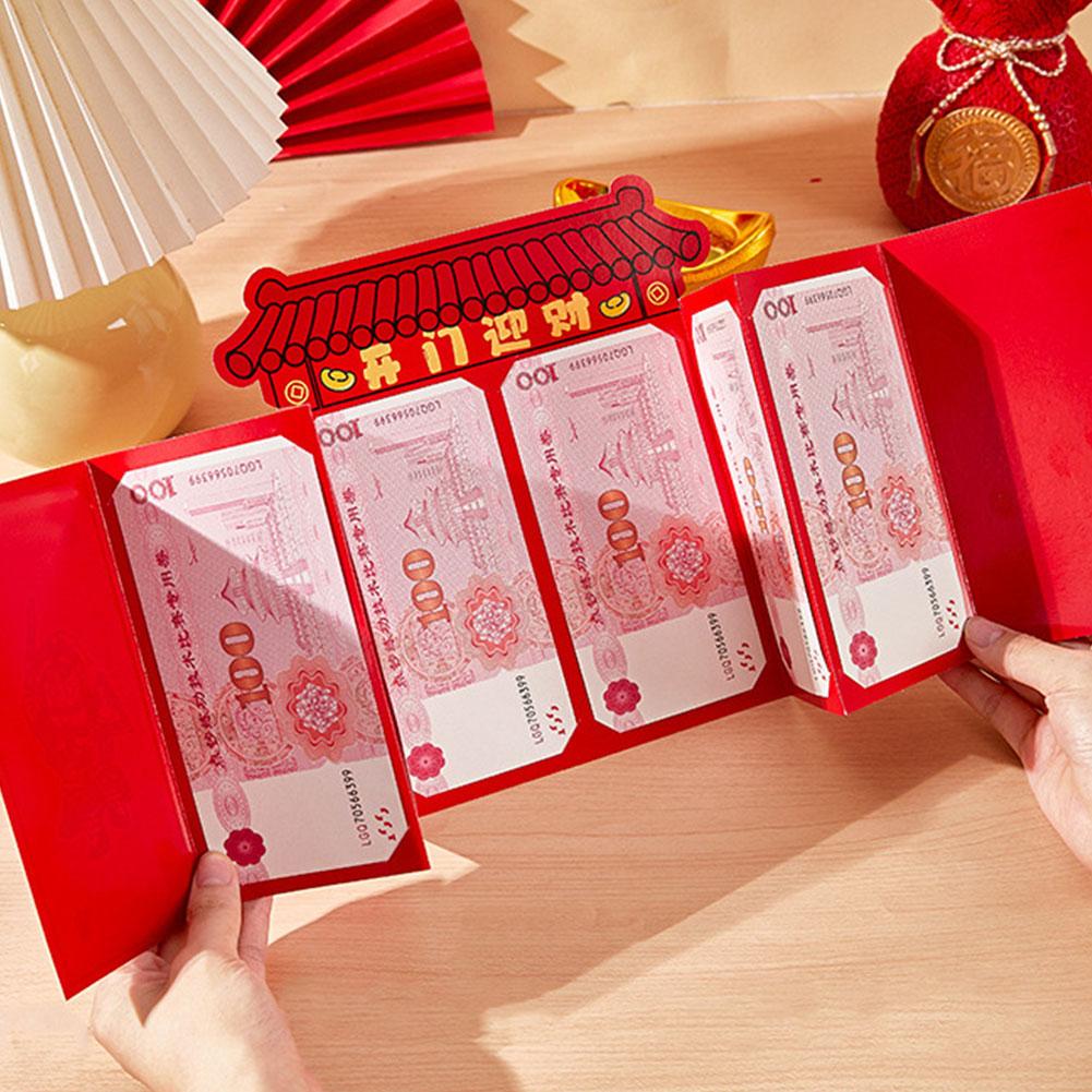 2026 Horse Year National Trend Red Envelope Hongbao Lucky Money Bag Chinese New Year Spring Festival Blessing Greeting Gift