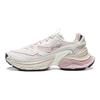 Li Ning Xingji Cushioning Abrasion Resistant Breathable Low top Chunky Sneakers Women's White Pink AGCW088-1