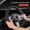 Tesla Model Y/3 Suede Steering Wheel Cover - Car-Specific Design