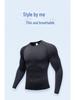 Men's Quick-Dry Compression Long Sleeve Basketball & Running Top