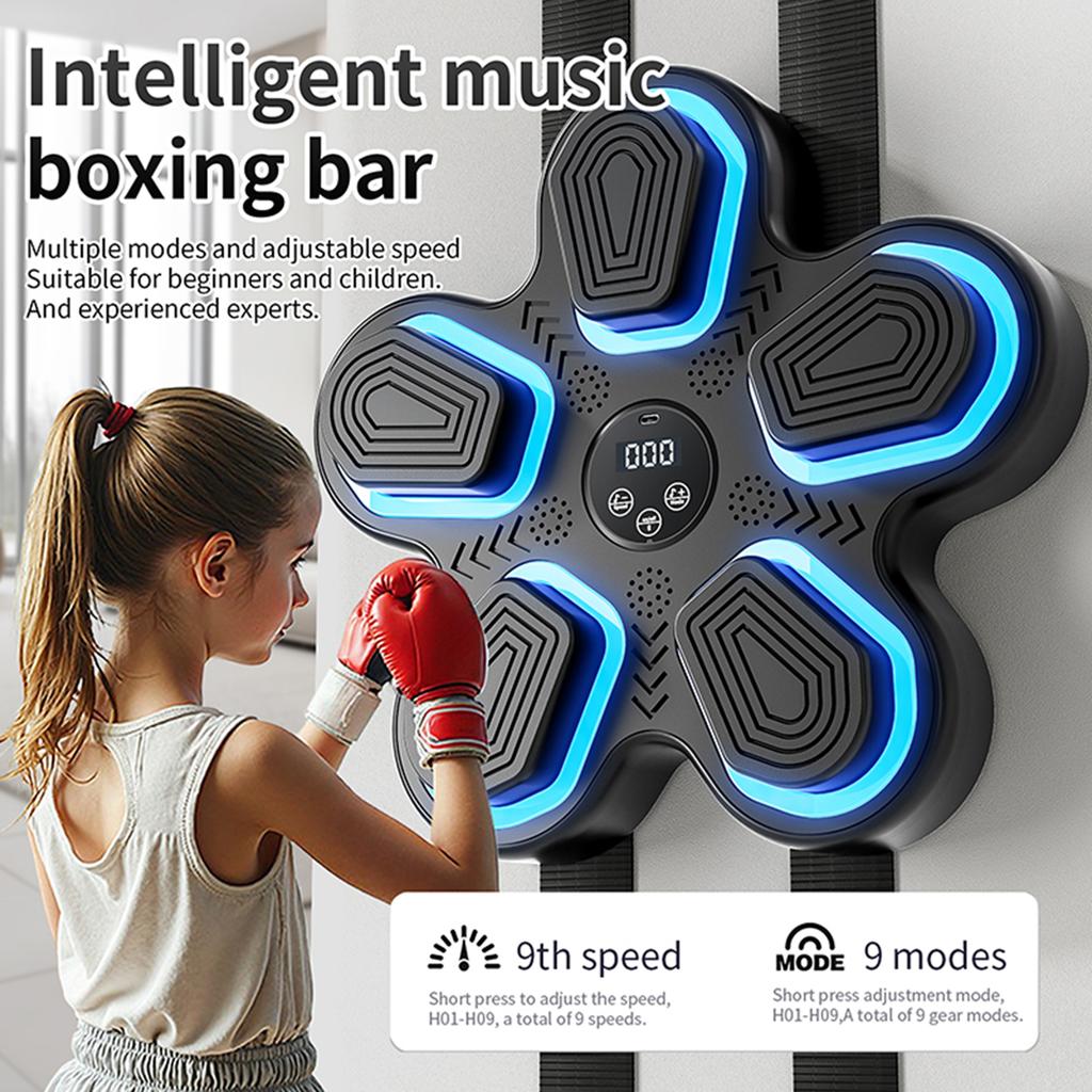 Smart Boxing Music Punching Wall Target for Home Use Adult and Kids Training Equipment ABS Material