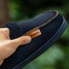 Men's Winter Plush Outdoor House Slippers - Fleece Lining, Memory Foam and Tpr Anti-Slip Sole, Windproof, Warm and Comfortable