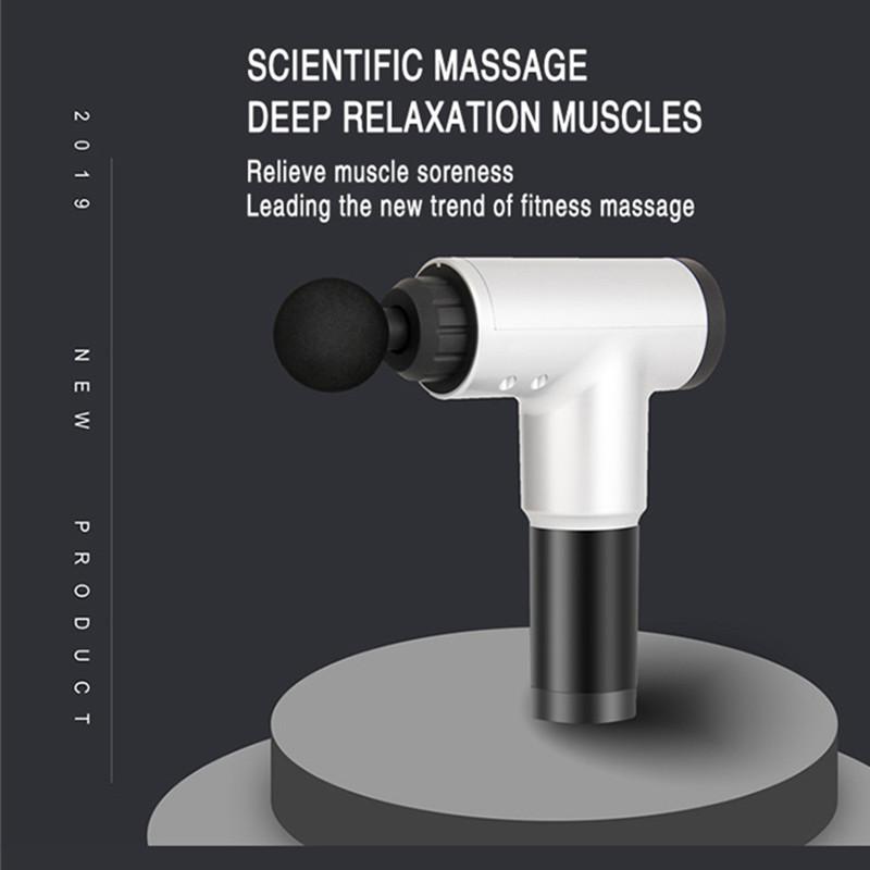 Fascial Gun Muscle Massaging Relax Recovery Soreness Pain 99 Gears Fascia Gun Relief Slimming Shaping Massager 4 Heads Gym Aiding