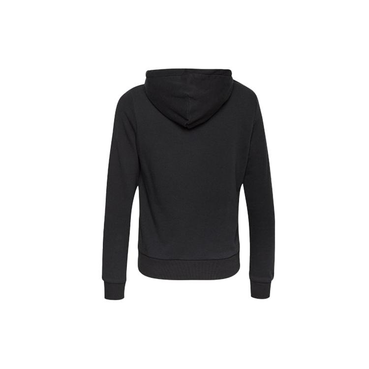 Converse Sweatshirts Women's Black Hooded Moderate Regular 10017331-A03