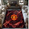 Tappeto in Flanella Stampato Manchester United Antiscivolo Morbido Poliestere Tappeto per Pavimento Tappetino Decorativo per Interni per Camera da Letto Soggiorno Divano