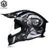 Dual Lens Adventure Motorcycle Helmet Off-Road Street Use DOT ECE Certified Men Women Full Face Riding Gear