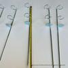 Thickened Double Loop Vertical Fishing Rod Holder with Ground Plug