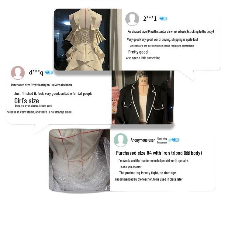 Mannequin de Draping Feminino: Norma Nacional, Design de Pernas Divididas, Tamanho 84 para Vestuário e Modelagem