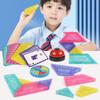 Magnetisches Tangram-Lehrmaterial: Knifflige Puzzles für die Bildung junger Kinder