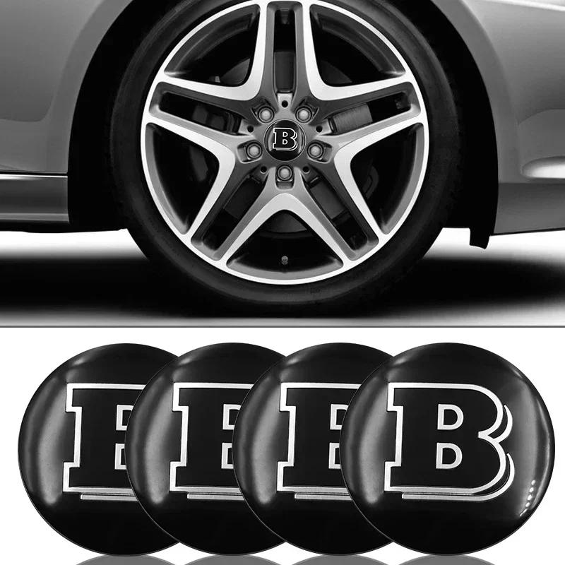 Καυτό 2025 Για AMG W124 2025 Για Benz AMG 4 τεμ. Αυτοκόλλητο Αυτοκινήτου Κέντρο Τροχών Αυτοκινήτου Καλύμματα Κέντρου Τροχών Σήμα Αυτοκόλλητο Για Mercedes Benz AMG GLC GLE C