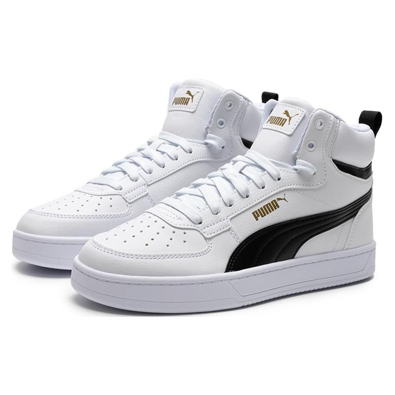 Puma Caven 2.0 Mid Comfortable Versatile Lightweight High-Top Sneakers Unisex Sneakers Black White 392291-03