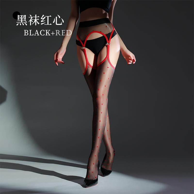 Sexy Women Thin Pantyhose Open Crotch Dot Stockings Sheer See Through Plus Size Oil Glossy Shiny Pantyhose Maid Tights