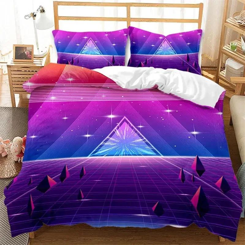 Hawaiian Summer Beach Seascape Palm Trees Comfortable Duvet Quilt Cover Pillowcase Bedding Set Bedroom Decoration Home Textile