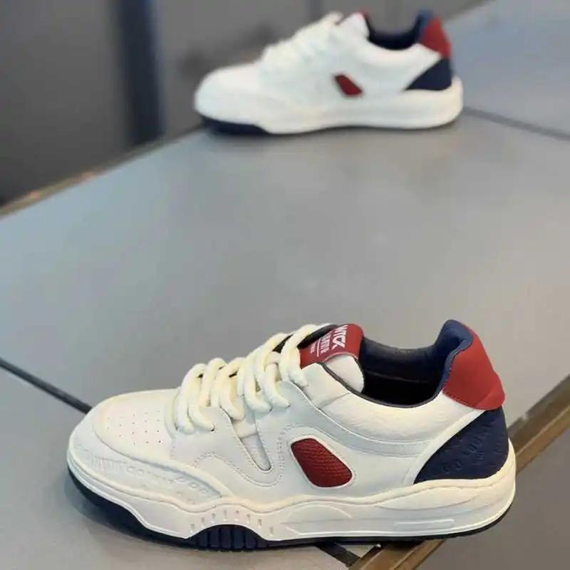 Autumn-spring Two Strips Black And White Men's Shoes Vulcanize Cheap Size 46 Cheap Sneakers Sport Functional School Bascket