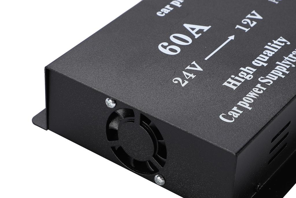 YU-YU DC-DC Converter, DC 24V to , 60A, Deco Converter, DC Voltage Converter, Cooling