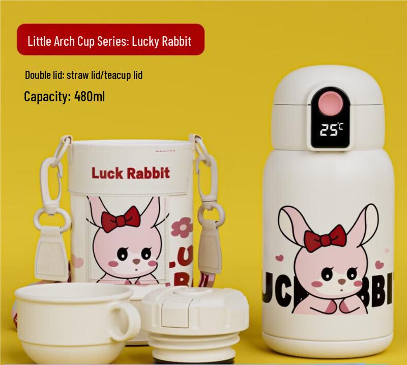 

BEDDYBEAR Smart Temperature Display Kids Straw Cup