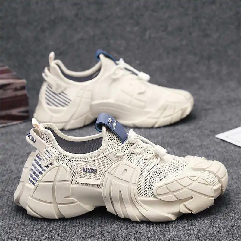 Fashion Spring Platform Ankle Shoes Men Shoes Walking Boots Man Sneakers Sport Shors Authentic Comfort Unusual Sneakersy
