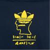 Adidas Originals X Brain Dead Collaboration SS25 Logo Three Stripes Short Sleeve T-Shirt Men Tops Navy-Blue JN2412