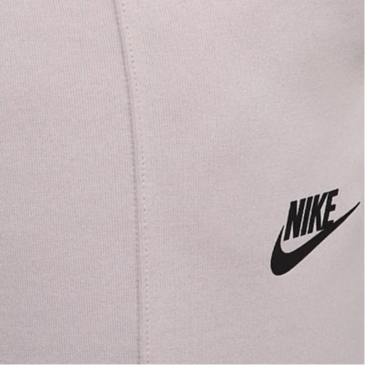 Nike Športové oblečenie Tech Fleece Jednofarebné Sťahovacia šnúrka Ležérne Jogger nohavice Dámske Spodky Sivá Fialová FB8331-019