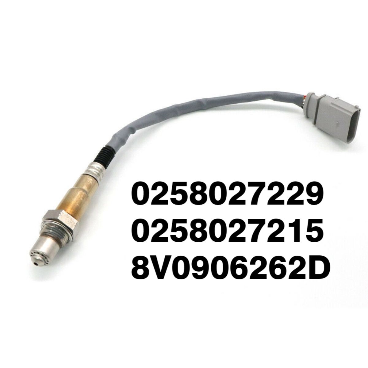 Total length 70cm, suitable for volkswagen oxygen sensor 0258027229; 0258027215, 8v0906262d