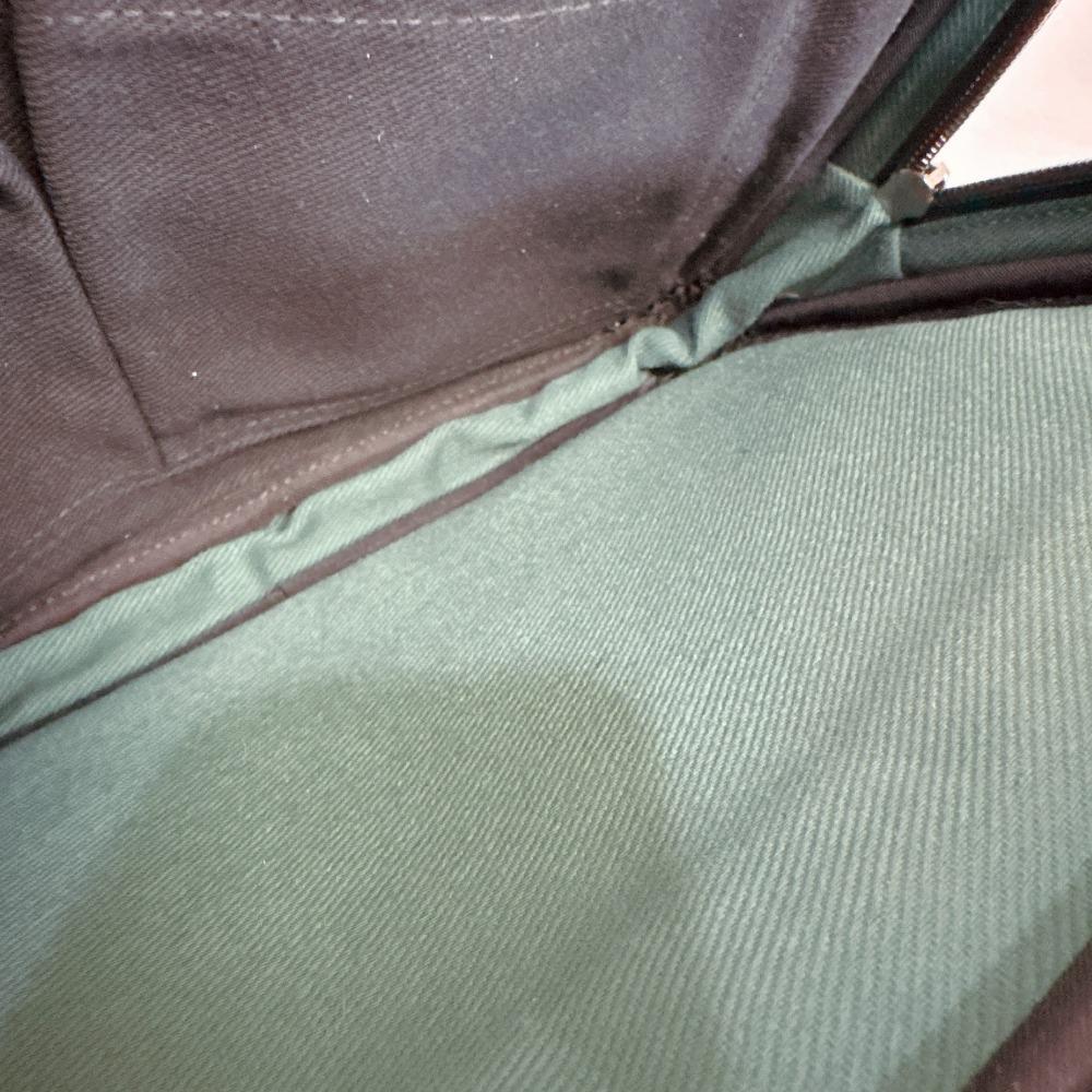 Dunhill Pouch Clutch Bag Leather Business Bag Black Leather Used