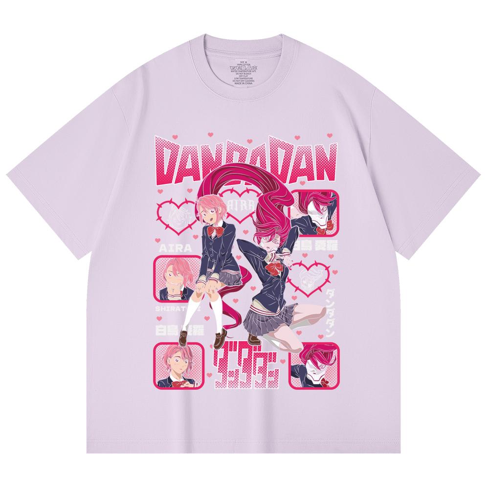 230 Gsm 100% Cotton Dandadan V11 Aira Print Unisex Heavy Cotton T Shirt