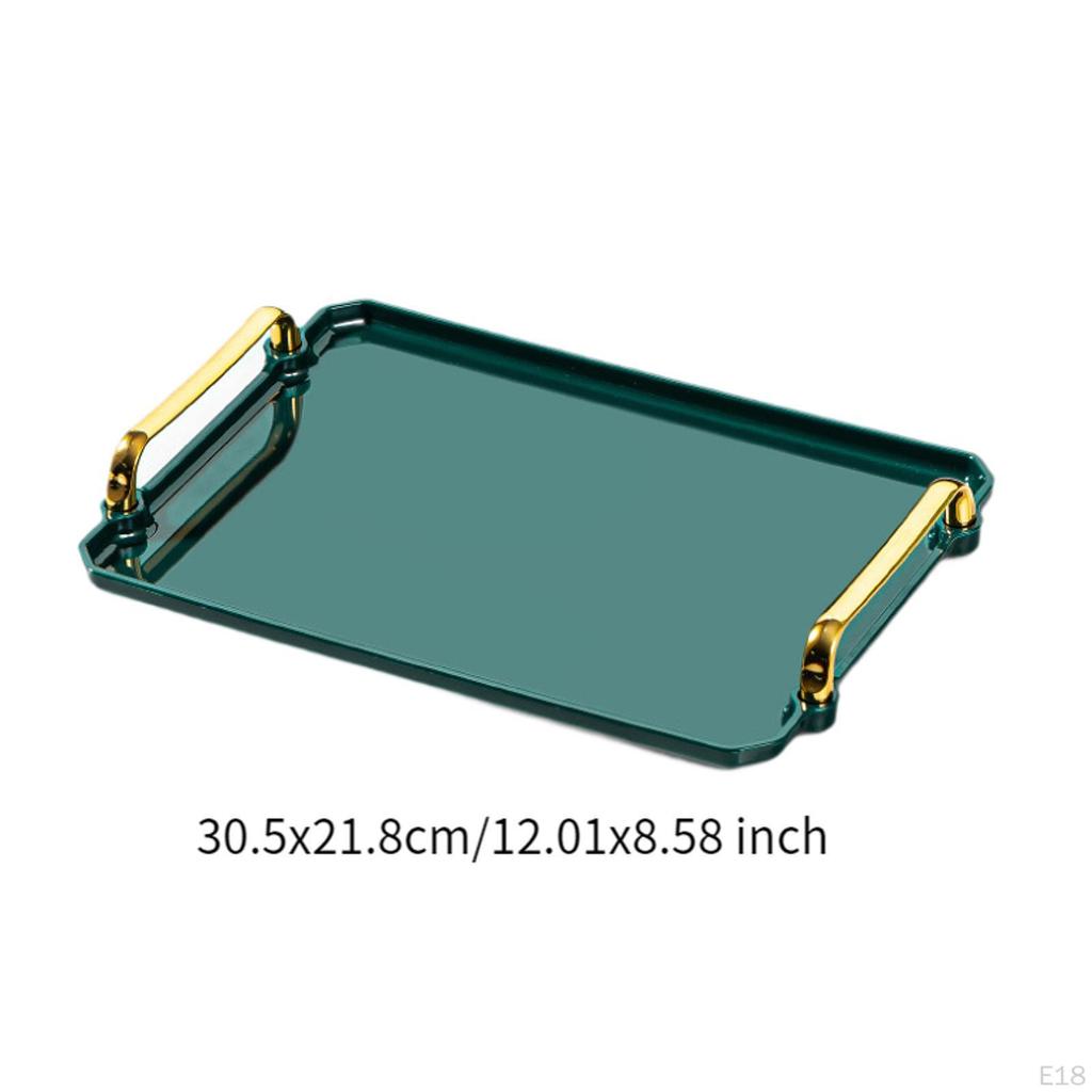 Elegant Bathroom Serving Tray, Modern Vanity Tray