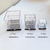 4pcs UV-Reactive Display Box for Showcasing Crystals Diamonds Gemstones Showcase Mineral Collector's Boxes Gift for Home Decor