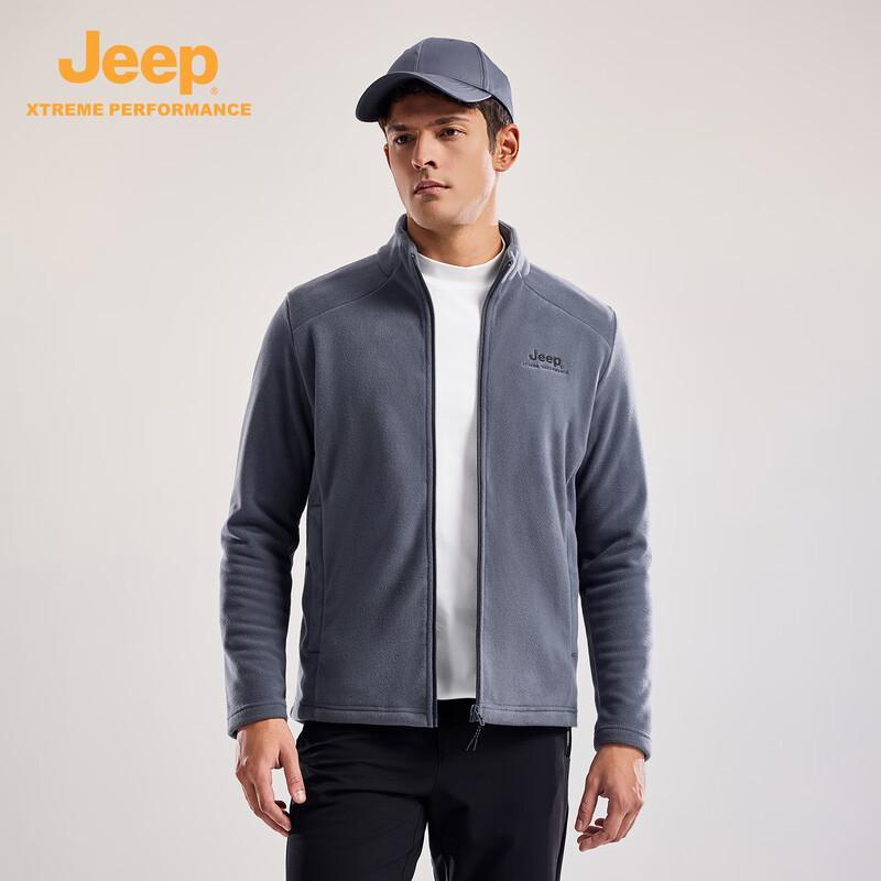JEEP Men's Fleece Lined Stand Collar Jacket